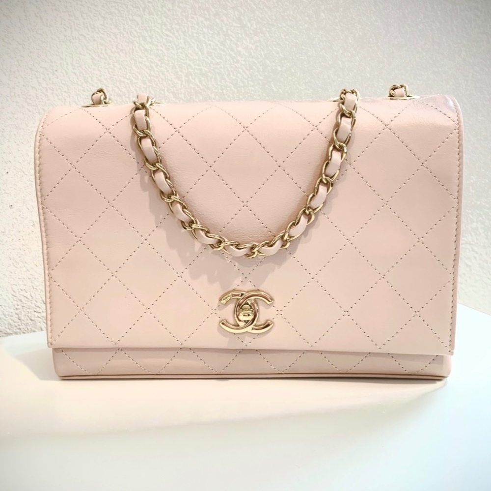 Chanel Triple Compartment Single Flap Bag